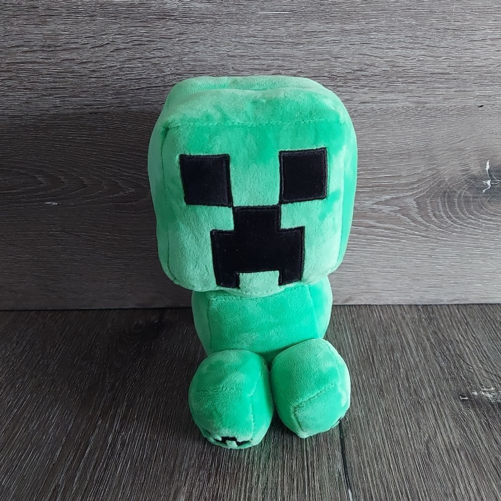 Minecraft Plush Coin Bank - Super Soft Kids Gamer Room Decor - Piggy Bank